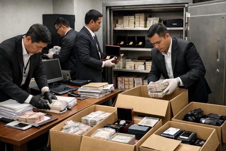 kpk menyita aset senilai lebih dari rp 100 miliar dalam kasus kuota haji dan menahan yaqut terkait dugaan korupsi.