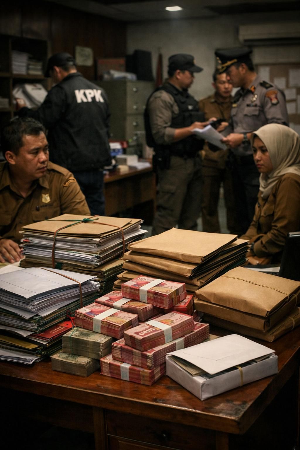 mengungkap fakta ott bupati cilacap terkait pemalakan dana thr lebaran pada skpd, laporan eksklusif dari kompas.com.