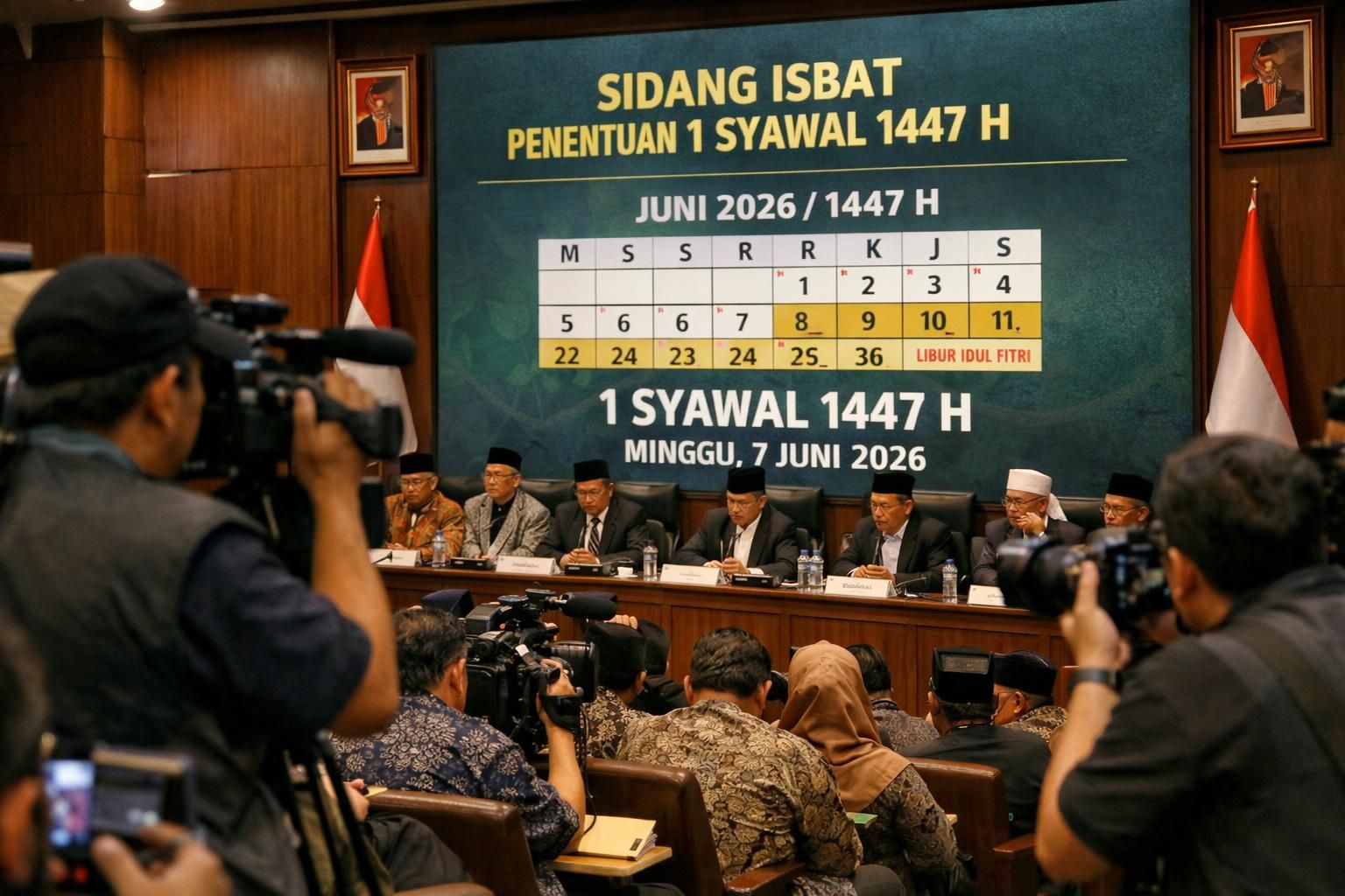 pemerintah resmi mengumumkan tanggal lebaran idul fitri 2026 jatuh pada 1 syawal 1447 h, yaitu 21 maret 2026, hasil sidang isbat yang penting bagi masyarakat dalam merayakan hari kemenangan.