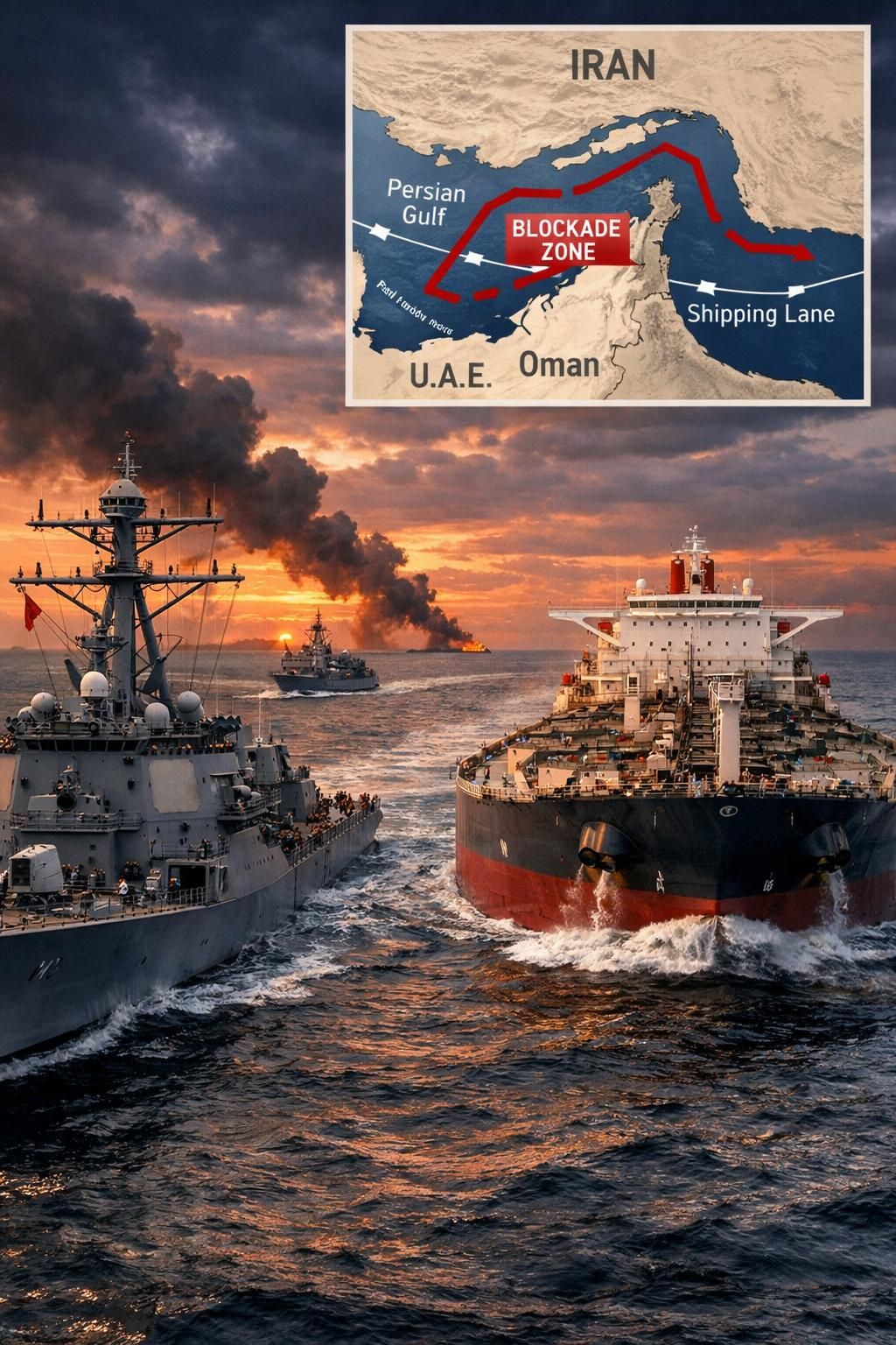 ketegangan meningkat antara as dan iran saat trump meresmikan blokade strategis di selat hormuz, mengancam keamanan dan perdagangan global - cnbc indonesia.