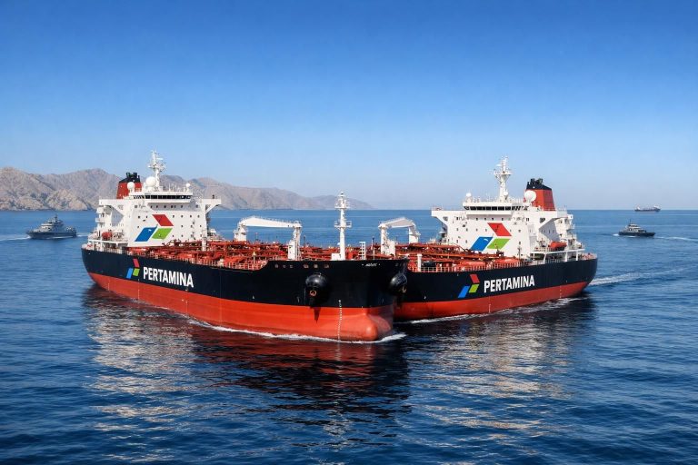 penutupan kembali selat hormuz menimbulkan perhatian, kemlu memberikan penjelasan terkait kondisi dua kapal pertamina yang terlibat dalam insiden tersebut.