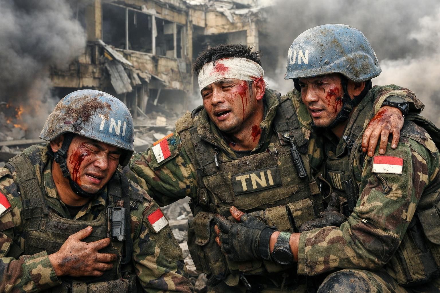 tiga prajurit tni terluka akibat ledakan di markas pbb di lebanon, kondisi terkini dan tindakan penanganan.