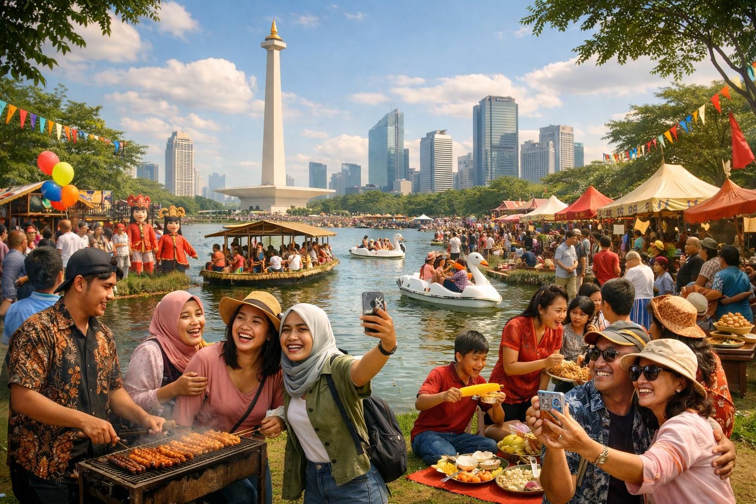 rayakan hut jakarta dengan wisata transum gratis untuk warga tanpa ktp dki. nikmati berbagai keseruan dan pengalaman menarik tanpa batas selama perayaan kota!