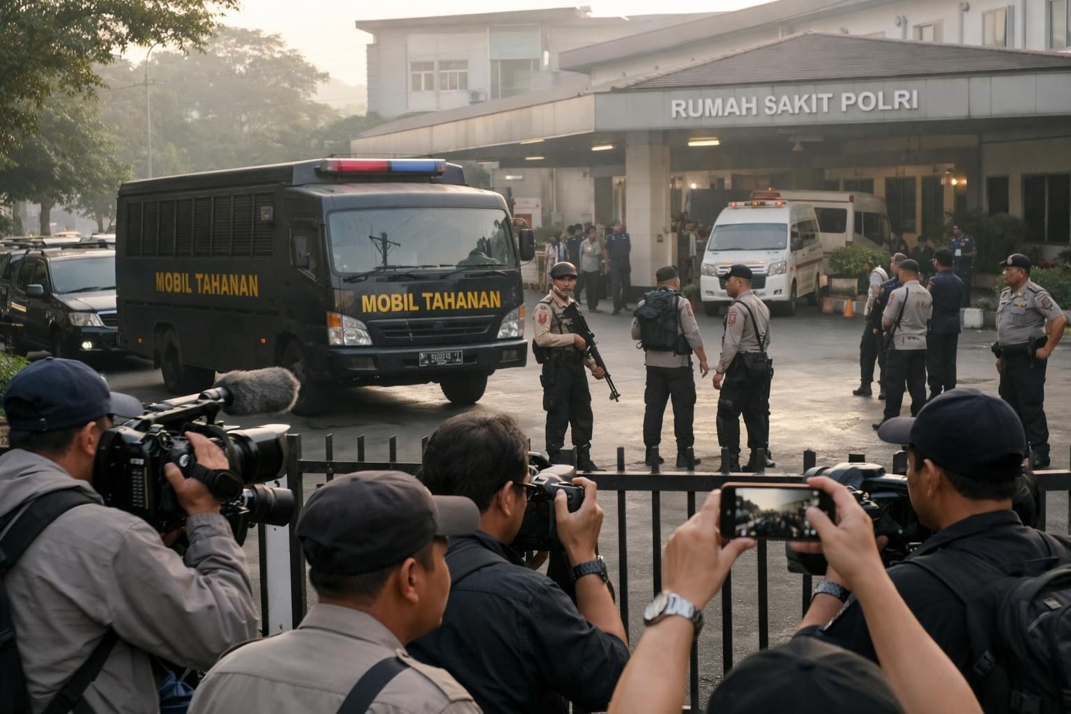 roy suryo dan dr. tifa dibawa ke rs polri untuk menjalani pemeriksaan kesehatan. simak berita lengkapnya hanya di detiknews.