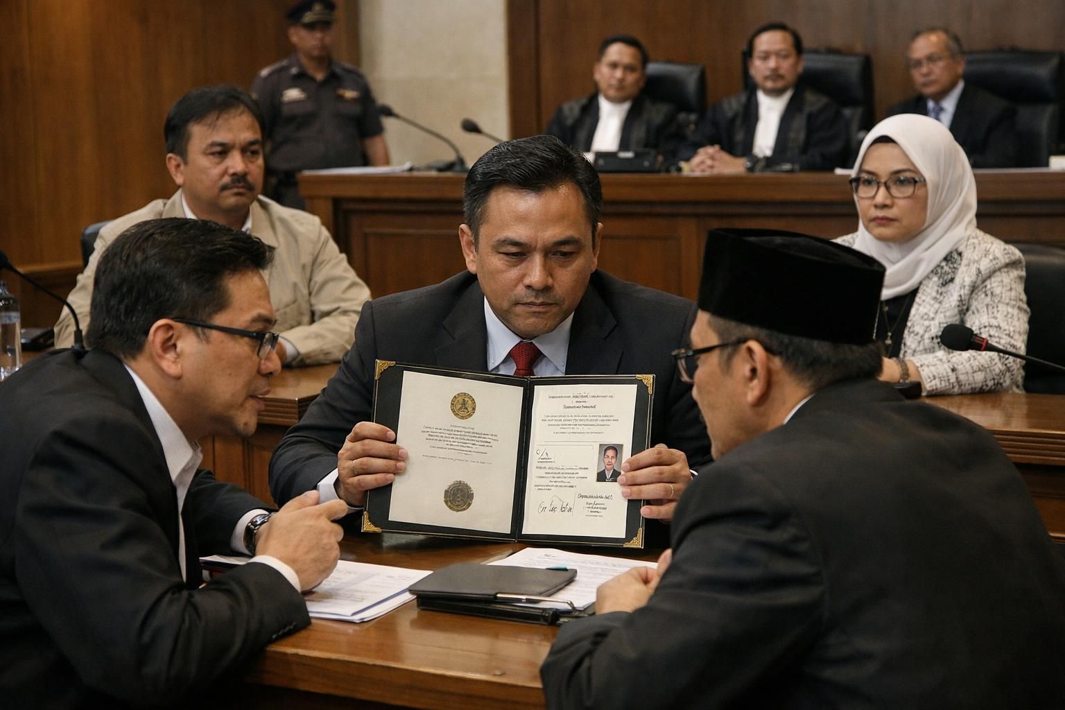 sidang roy suryo dan dr tifa akan segera digelar, pengacara mengungkapkan bahwa pak jokowi siap menunjukkan ijazah sebagai bukti pendukung.