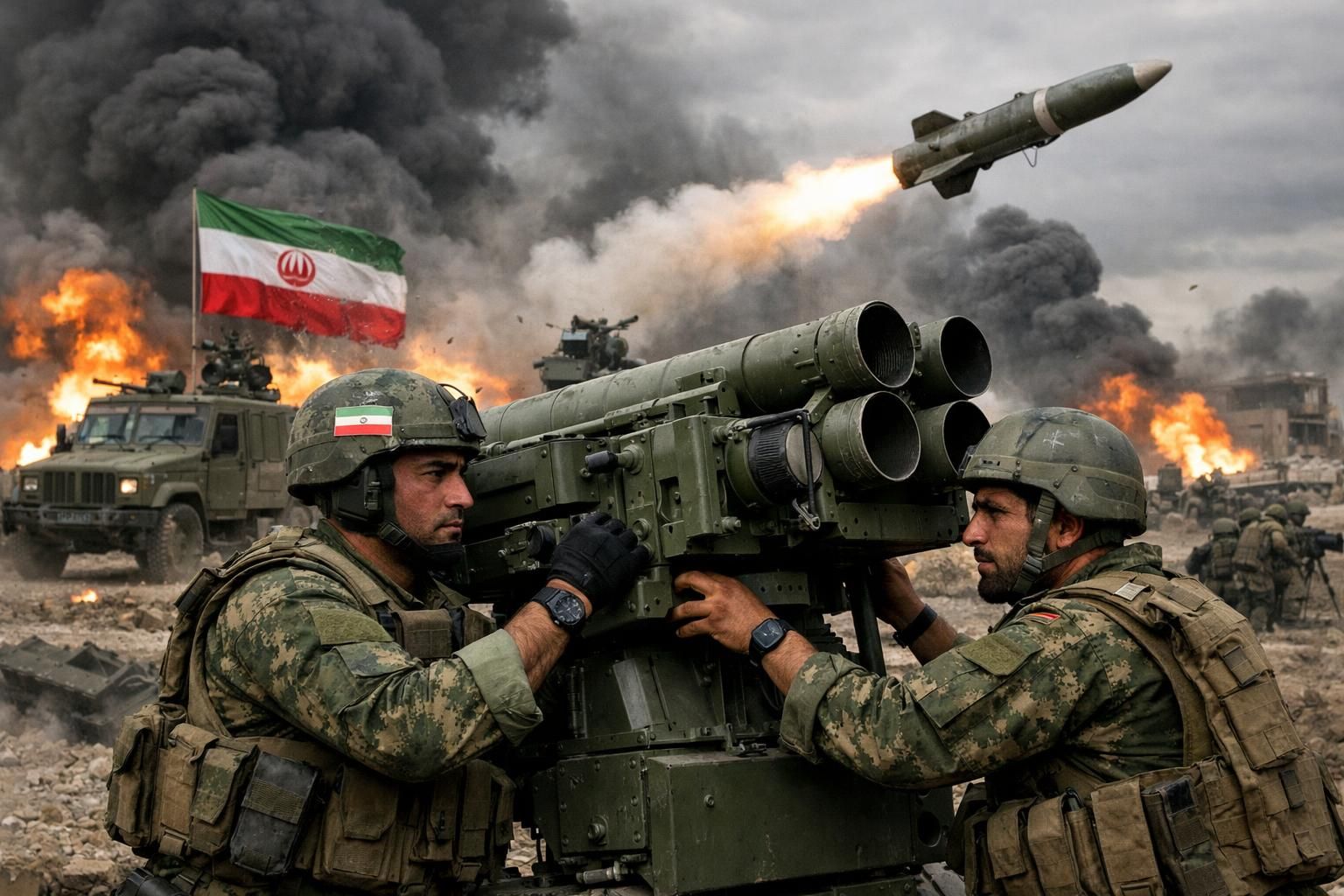 as menyerang kembali iran setelah dua prajuritnya tewas akibat serangan rudal, lapor detiknews dengan update terkini tentang ketegangan dan respons militer.