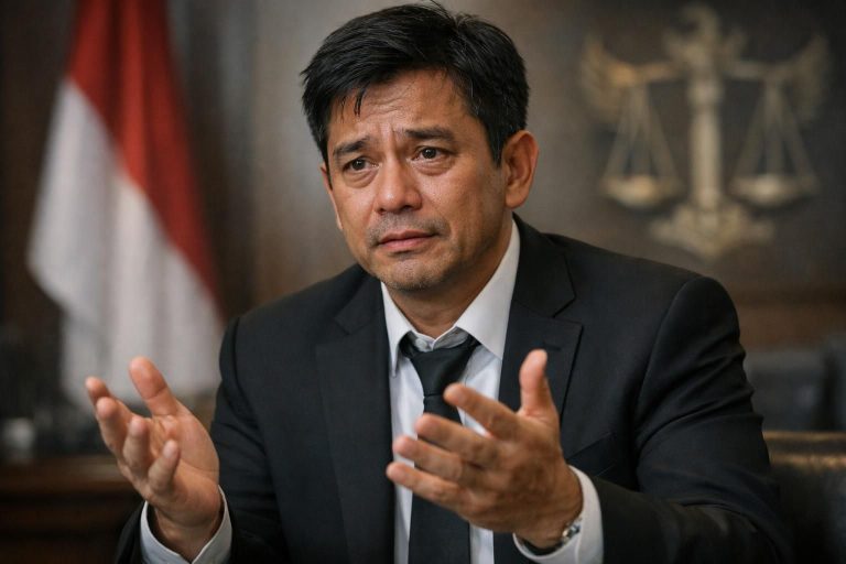 jamwas meminta maaf atas keputusan febrie adriansyah yang tidak mengenakan rompi tahanan, dengan alasan terburu-buru yang mendesak.