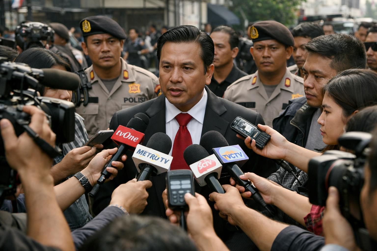 polisi sedang menyelidiki laporan dari pwi terkait pernyataan hotman yang kontroversial 'lu punya otak nggak', untuk memastikan kebenaran dan dampaknya.