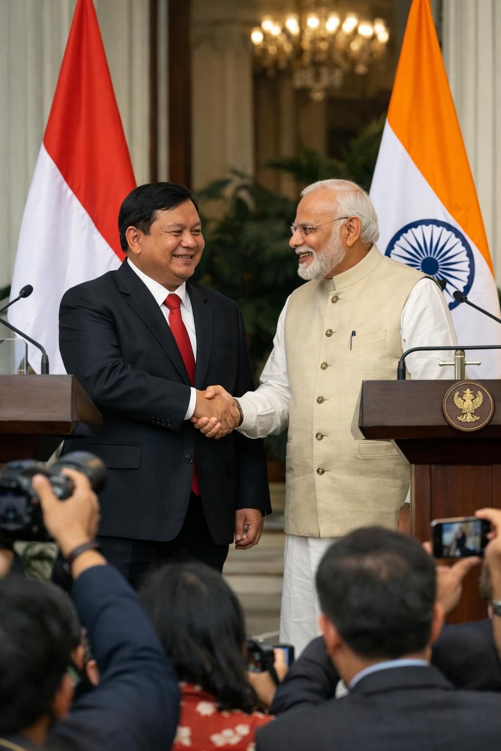 prabowo menyesuaikan berbagai kebijakan perdana menteri india, dengan izin yang sudah diberikan dan menegaskan bahwa dirinya tidak dapat dituduh.