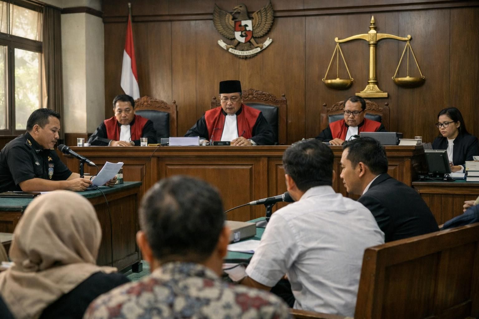 prabowo menegaskan bahwa hukum harus independen dan tidak terpengaruh oleh uang serta balas dendam politik demi keadilan yang sesungguhnya.