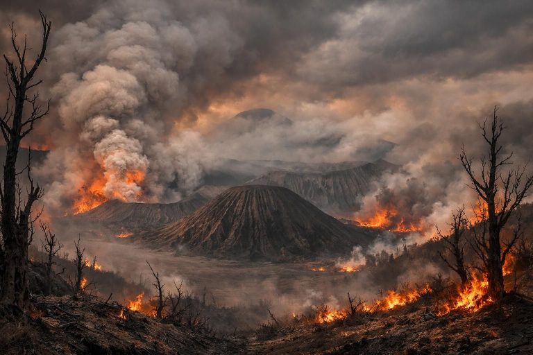 gunung bromo ditutup sementara akibat kebakaran. pengunjung dapat mengklaim pengembalian tiket dengan mudah. dapatkan info terbaru hanya di detiknews.