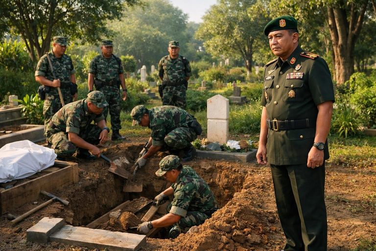 proses ekshumasi jenazah sutrimo dimulai pagi ini, dipimpin langsung oleh brigjen hastry, untuk memastikan penanganan yang tepat dan penuh kehormatan.