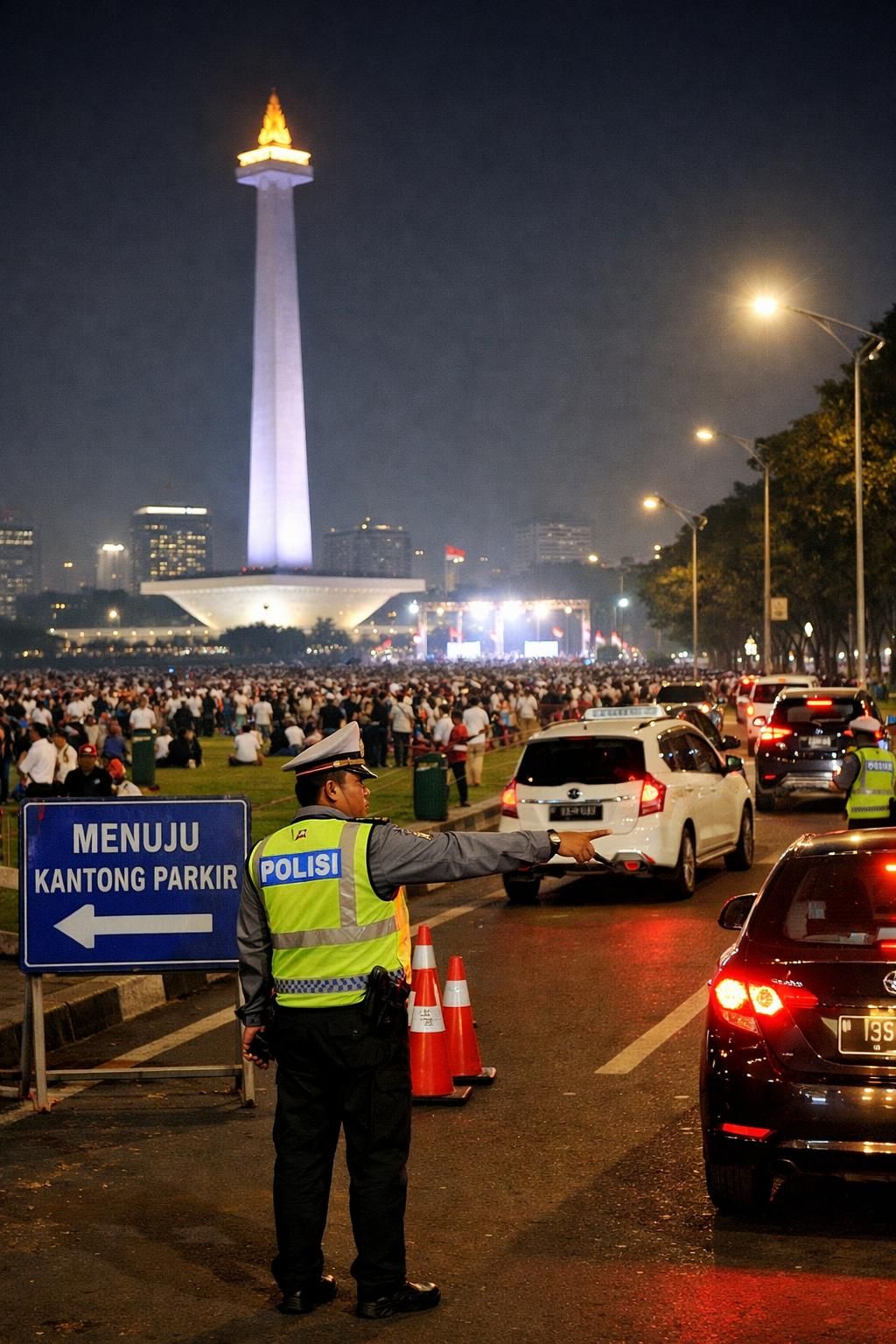 simak informasi lengkap tentang tempat parkir doa kebangsaan di monas malam ini. dapatkan update terkini hanya di detiknews.